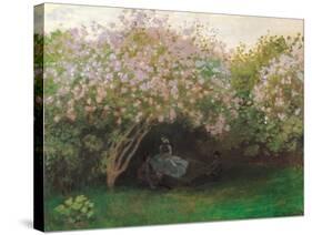 Lilacs. Grey Weather-Claude Monet-Stretched Canvas