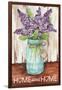 Lilacs Home Sweet Home Jar-Melinda Hipsher-Framed Giclee Print