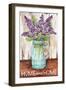 Lilacs Home Sweet Home Jar-Melinda Hipsher-Framed Giclee Print