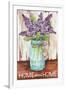 Lilacs Home Sweet Home Jar-Melinda Hipsher-Framed Giclee Print