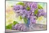 Lilacs in a Vase-Cora Niele-Mounted Giclee Print