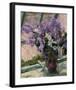 Lilacs in a Window, c.1880 - 1883-Mary Stevenson Cassatt-Framed Premium Giclee Print