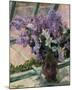 Lilacs in a Window, c.1880 - 1883-Mary Stevenson Cassatt-Mounted Premium Giclee Print