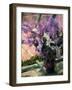Lilacs in a Window, C1880-Mary Cassatt-Framed Premium Giclee Print