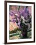 Lilacs in a Window, C1880-Mary Cassatt-Framed Giclee Print