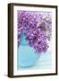 Lilacs in Blue Vase IV-Cora Niele-Framed Giclee Print