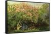 Lilacs in the Sun-Claude Monet-Framed Stretched Canvas