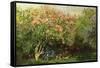 Lilacs in the Sun-Claude Monet-Framed Stretched Canvas