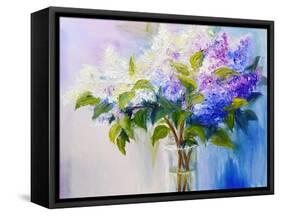 Lilacs-Valenty-Framed Stretched Canvas