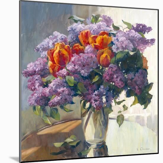 Lilacs-Valeriy Chuikov-Mounted Art Print