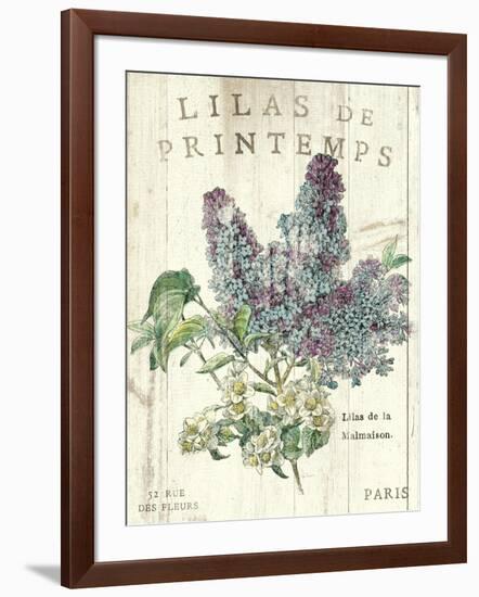 Lilas de Printemps-Sue Schlabach-Framed Premium Giclee Print