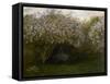 Lilas gris, dit le repos sous les lilas-Claude Monet-Framed Stretched Canvas