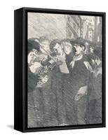 Lile Des Baisers from Chansons De Femmes, 1897-Theophile Alexandre Steinlen-Framed Stretched Canvas