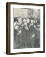 Lile Des Baisers from Chansons De Femmes, 1897-Theophile Alexandre Steinlen-Framed Giclee Print