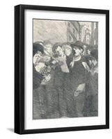 Lile Des Baisers from Chansons De Femmes, 1897-Theophile Alexandre Steinlen-Framed Giclee Print