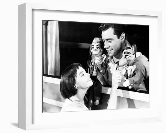 Lili, Leslie Caron, Mel Ferrer, 1953-null-Framed Photo