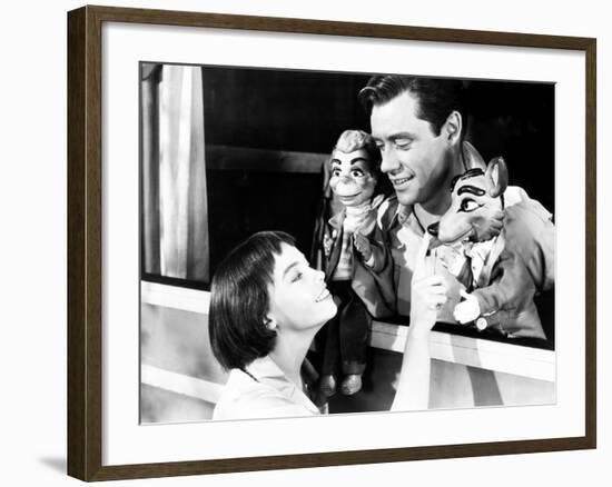 Lili, Leslie Caron, Mel Ferrer, 1953-null-Framed Photo