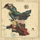 Spain & Portugal, Geographical Fun: Being Humourous Outlines of Various Countries, 1869-Lilian Lancaster-Giclee Print