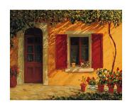 The Bougainvillea Covered House-Liliane Fournier-Art Print