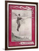 Lilienthal Airborne-null-Framed Art Print