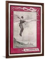 Lilienthal Airborne-null-Framed Art Print