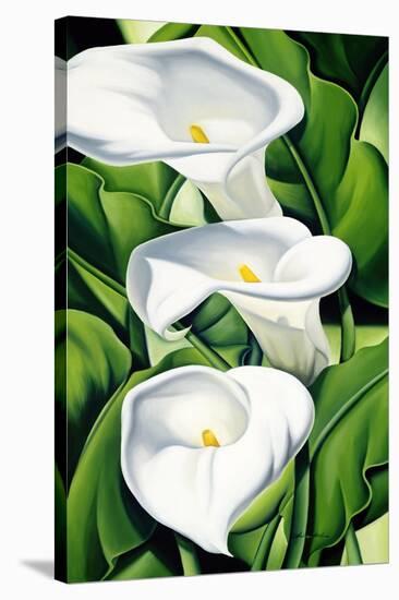 Lilies, 2002-Catherine Abel-Stretched Canvas