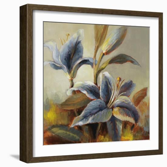 Lilies after the Rain-Lanie Loreth-Framed Art Print