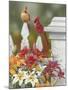 Lilies and Cardinals-William Vanderdasson-Mounted Giclee Print