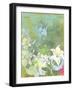 Lilies and Orchids-Jan Weiss-Framed Art Print