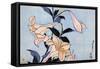 Lilies, C1830-Katsushika Hokusai-Framed Stretched Canvas