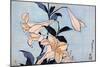 Lilies, C1830-Katsushika Hokusai-Mounted Giclee Print