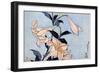 Lilies, C1830-Katsushika Hokusai-Framed Premium Giclee Print