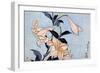 Lilies, C1830-Katsushika Hokusai-Framed Premium Giclee Print