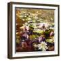 Lilies in Melbourne gardens-Mary Smith-Framed Giclee Print