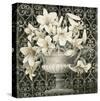 Lilies in Urn-Linda Thompson-Stretched Canvas