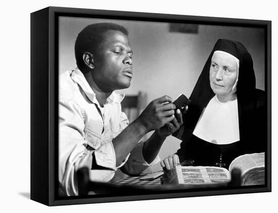 Lilies of the Field, Sidney Poitier, Lilia Skala, 1963-null-Framed Stretched Canvas