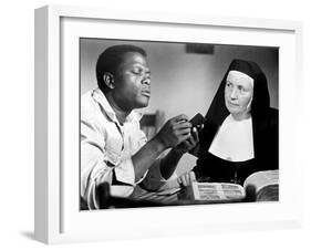 Lilies of the Field, Sidney Poitier, Lilia Skala, 1963-null-Framed Photo