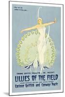 Lilies of the Field-null-Mounted Art Print