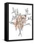 Lilies on Pink I-Emma Scarvey-Framed Stretched Canvas