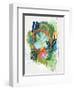 Lilies On The Lake-Ishita Banerjee-Framed Art Print