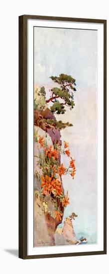 Lilies on the Rocks, Atami-Ella Du Cane-Framed Giclee Print