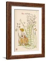 Lilies Personified-Walter Crane-Framed Art Print