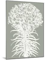 Lilies (Sage & Ivory)-Botanical Series-Mounted Art Print