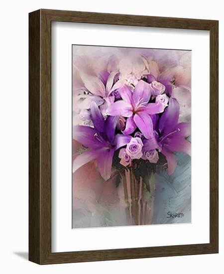 Lilies-Skarlett-Framed Giclee Print