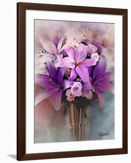 Lilies-Skarlett-Framed Giclee Print
