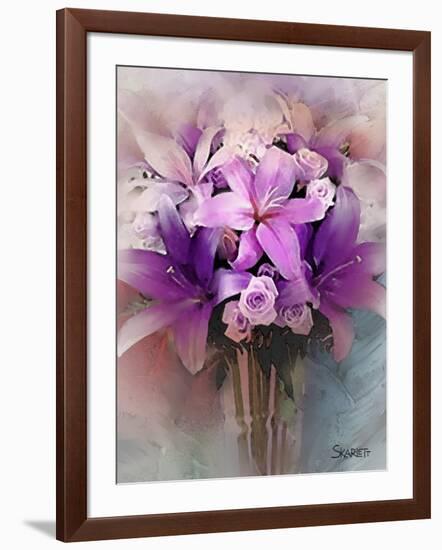 Lilies-Skarlett-Framed Giclee Print