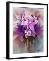 Lilies-Skarlett-Framed Giclee Print