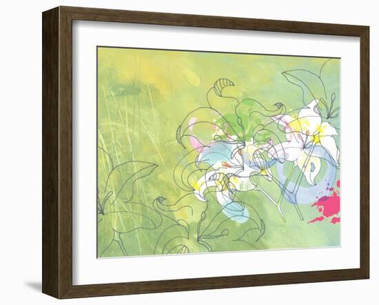 Lilies-Jan Weiss-Framed Art Print