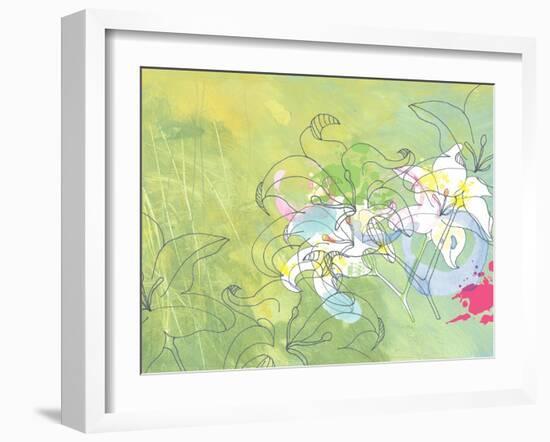 Lilies-Jan Weiss-Framed Art Print