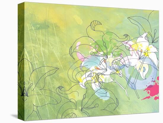 Lilies-Jan Weiss-Stretched Canvas